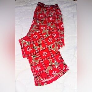 Festive Women’s Rudolf Pajama Bottoms